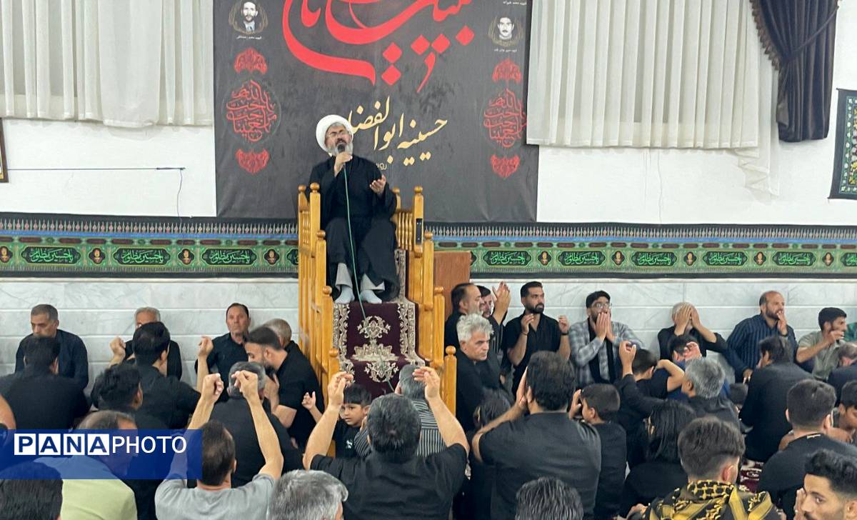 حضور امام جمعه کاشمر در جمع عزاداران روستای ممرآباد