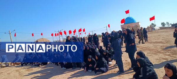 اردوی راهیان نور دانش آموزان شهرستان آبدانان 