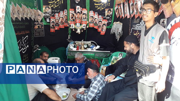 خدمت رسانی موکب امام رضا ( ع ) شهرستان سبزوار در کربلای معلی