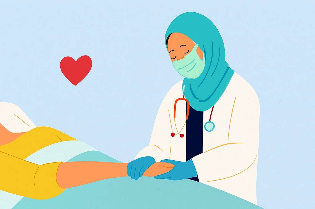 پرستاران با روحیه، صبورانه و مهربانانه در مسیر خدمترسانی گام برمیدارند