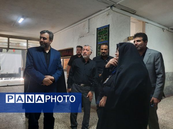 بازدید  رئیس مرکز حراست وزارت آموزش و پرورش از خدمت‌رسانی به زائران در مشهد