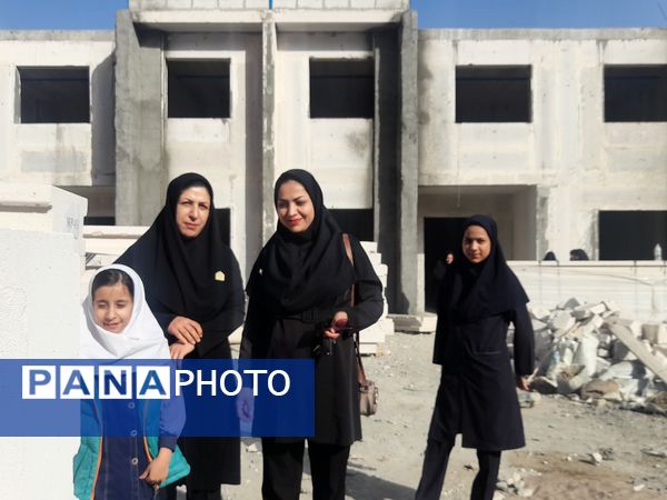 بازدید انجمن اولیا و مربیان دبستان پورشهریاری از پروژه درحال ساخت مدرسه اولیاء ناحیه ۷ مشهد