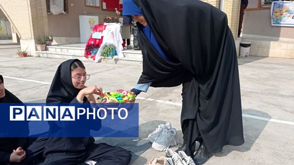 مراسم هفته مازندران و روز دانش‌آموز در دبیرستان یاران امام تیرتاش 