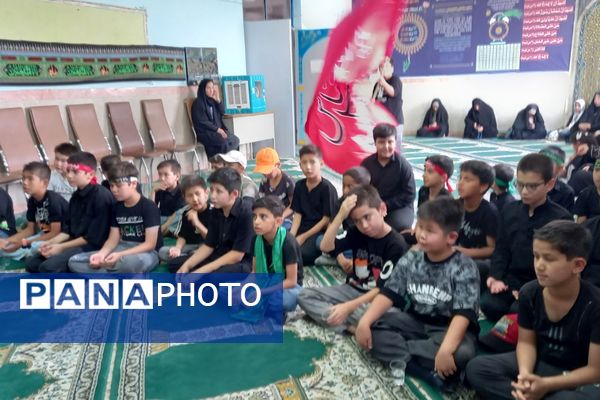 نوجوانان در مسیر حضرت قاسم (ع)، مراسم «احلی من العسل» در دبستان شیخ جنید (ره)