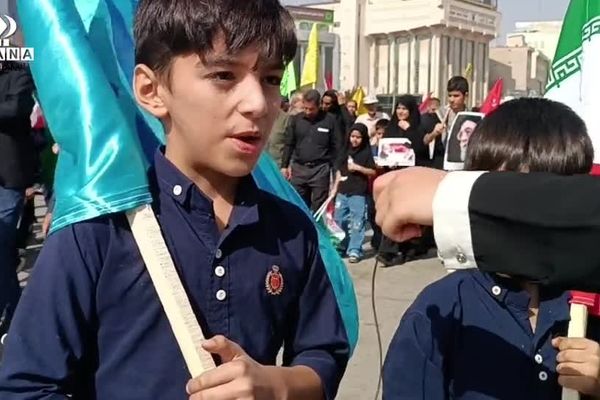 راهپیمایی بزرگ جاماندگان اربعین در کرمانشاه