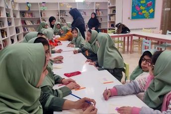 بازدید دانش‌آموزان دبستان میلاد از کانون پرورش فکری کودکان و نوجوانان شماره ۳ نیشابور 