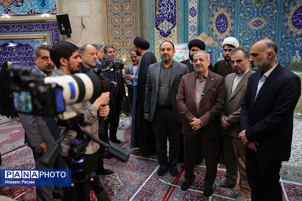 حضور وزیر آموزش و پرورش در جمع دانش‌آموزان معتکف