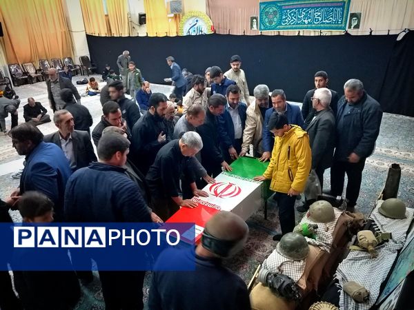 شهید خوشنام، میهمان مردم در مهدیه کاشمر شد