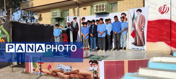 استقبال مدارس دشتی از شهید گمنام