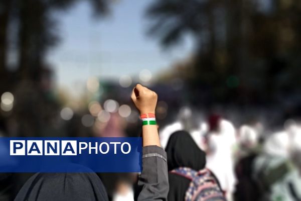 حضور پرشور دختران و پسران شهریار در روز استکبار ستیزی