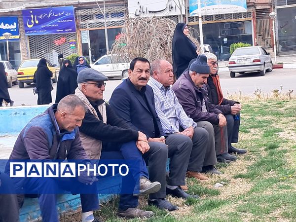 مراسم دسته روی و سینه زنی مردم آشخانه به مناسبت شهادت امام علی (ع)