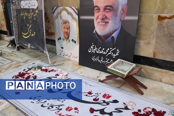 در آغوش زمین، شهیدانی آرمیده‌اند که با جوهر خون، سند حق و حقیقت را امضا نمودند 