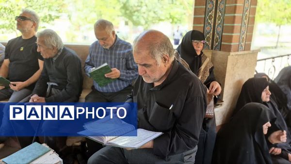 تجدید میثاق قاریان قرآن و اهالی بلده با شهدای گمنام