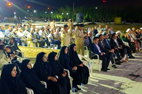 رزمندگان فراشبند در یادواره شهدای اقتدار ملی گردهم آمدند