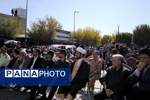 راهپیمایی ۱۳ آبان در شهرستان آباده 