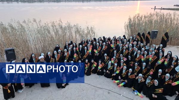 اعزام دانش‌آموزان دبیرستان شاهد شهرکرد به شلمچه