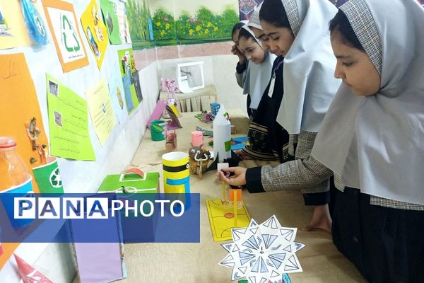 نمایشگاه فرهنگی_هنری و جشن ایرانمون در دبستان شهید آقچه‌لو رباط‌کریم