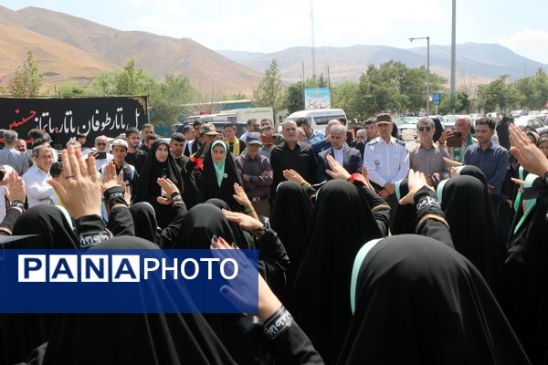 بازدید مشاور وزیر از موکب‌های سازمان دانش‌آموزی آذربایجان غربی