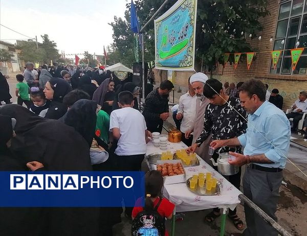 جشن یک کیلومتری عید غدیر در شهرستان بام و صفی آباد 