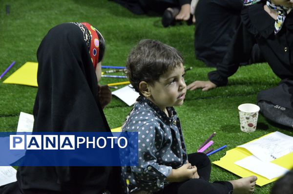 عزاداری شب هفتم محرم در دبیرستان فرزانگان