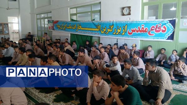برگزاری یادواره شهدا در مسجد صاحب‌الزمان شهرستان خلیل‌آباد