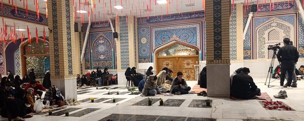 مراسم احیای شب نوزدهم رمضان در امام زاده سید عباس شهرستان بجنورد استان خراسان شمالی