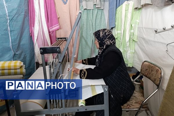 نمایشگاه دستاوردها و توانمندی بانوان روستایی در روستای بشرآباد