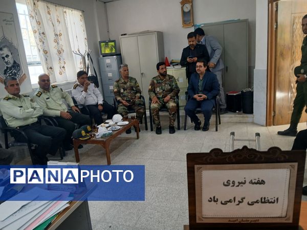 گرامیداشت هفته نیروی انتظامی در مدرسه امید شهرستان خلیل آباد