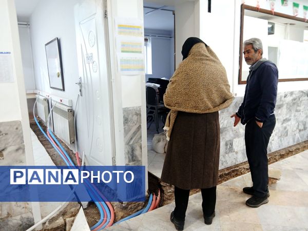 پروژه شوفاژ کشی و تعمیر موتور خانه هنرستان کیمیا