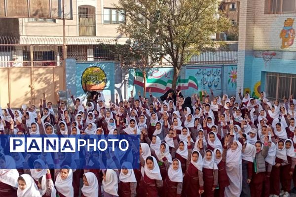 برگزاری مراسم صبحگاهی مدارس شهرستان ملارد