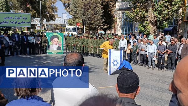 راهپیمایی بشارت نصر در نیشابور 