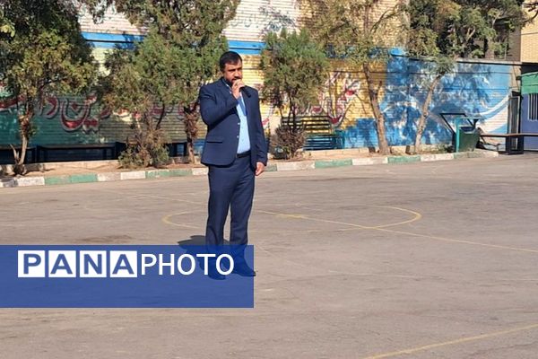 المپیاد ورزشی درون مدرسه‌ای در دبیرستان حجاب ناحیه یک شهرری