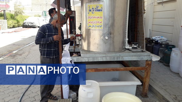 خدمت رسانی موکب امام رضا ( ع ) شهرستان سبزوار در کربلای معلی