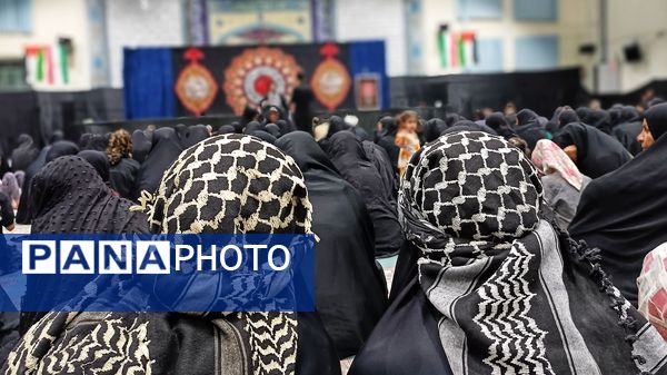  مراسم باشکوه عزاداری شب هفتم محرم در شهرستان مارگون