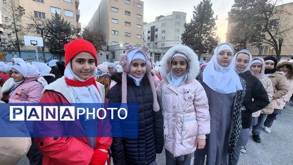 شروعی به شکوه صبحگاهی دبستان صائب تبریز