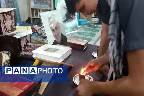 مراسم اعتکاف پسران آسمانی در مسجد علی ابن ابیطالب 
