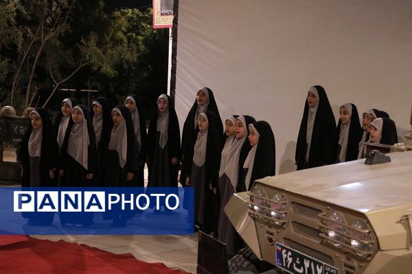 حضور پرشور مردم ناحیه 4 کرج در مراسم هفته دفاع مقدس 