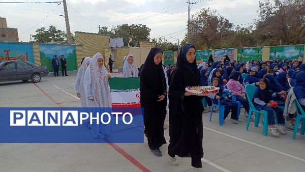 آیین شور عاطفه‌ها در دبستان ضحی ۲ شهرستان شیروان