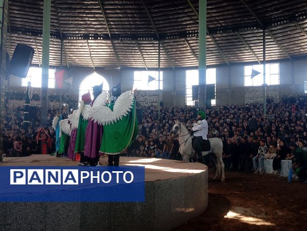 آیین سنتی شبیه خوانی اربعین حسینی در احمدآباد میانجلگه