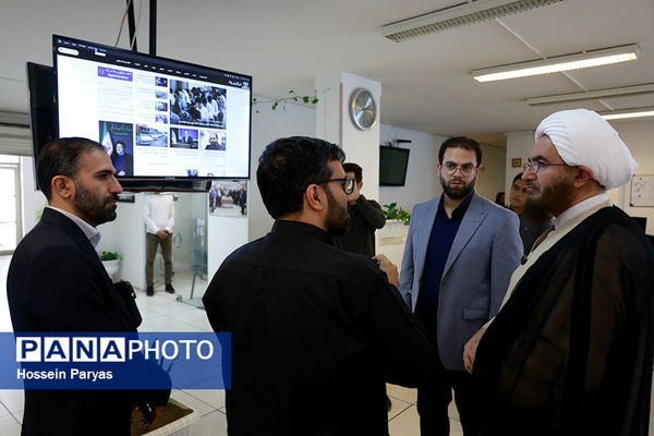 بازدید حجت‌الاسلام حاج علی‌اکبری رئیس شورای سیاستگذاری ائمه جمعه از خبرگزاری پانا