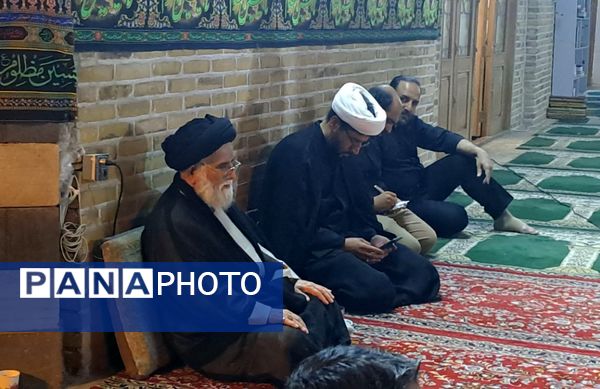 مراسم وداع با شهید امنیت هادی میرآبادی در مسجد جامع شهرستان نیشابور 