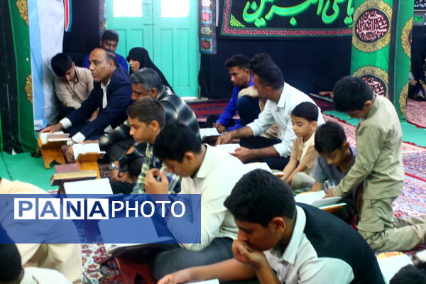 تجلی ایمان و همدلی دانش‌آموزان جزیره