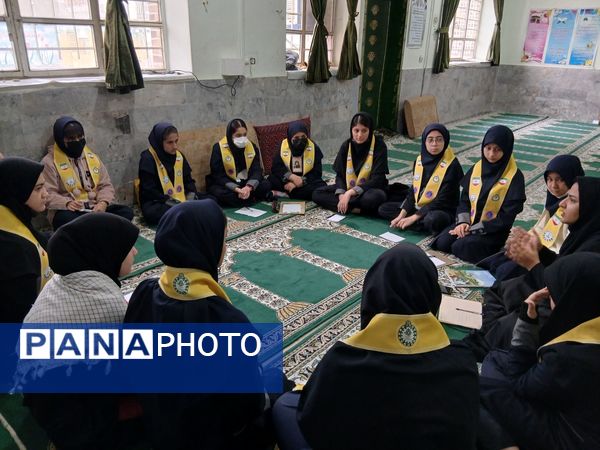  مانور زلزله در مدرسه سمانه ناحیه یک 