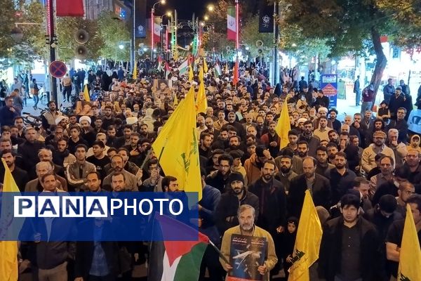 تجمع کودکان و نوجوانان زنجانی در محکومیت جنایات رژیم صهیونیستی 