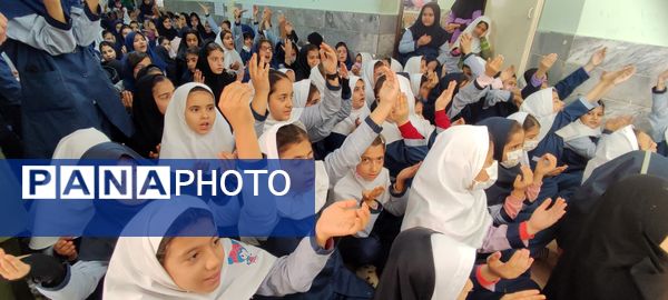 مراسم عزاداری شهادت حضرت فاطمه زهرا(س) در مدرسه شهید خاقانی شیروان