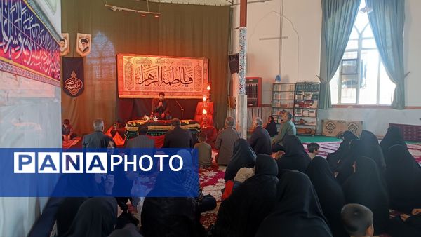 برگزاری مراسم تشییع نمادین پیکر حضرت فاطمه(س)در امامزاده سید محمد(ع)کاشمر