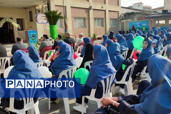 مانور استانی بازگشایی مدرسه در دبیرستان بهار آزادی قائمشهر