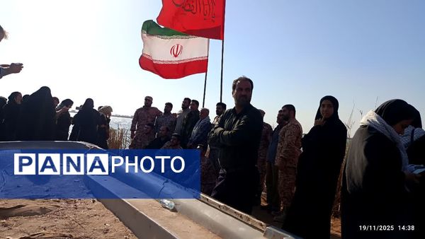 بازدید دختران استان گلستان از مناطق جنگ ۸ ساله دفاع مقدس در سفر راهیان نور