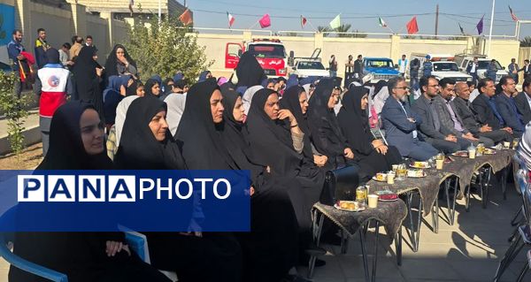 تمرین آمادگی دانش‌آموزان بافق در مانور سراسری زلزله و ایمنی