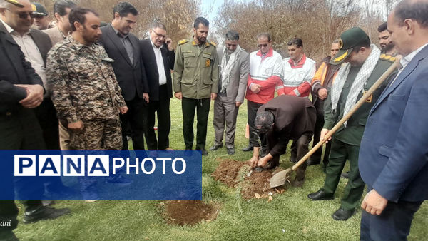 نمایش اقتدار بسیجیان در نورآباد به‌مناسبت هفته بسیج مستضعفین